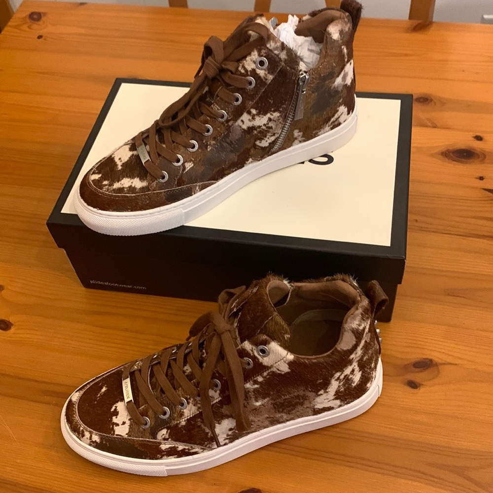 J/Slides NYC Brown Ludlow sneakers
